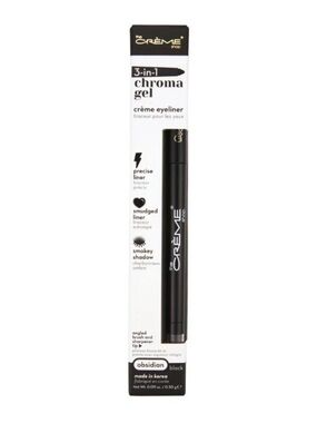 THE CRÈME 3-in-1 Chroma Gel Eyeliner - Obsidian Black